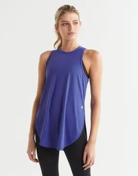 ZELA Longline Tank - Royal Blue