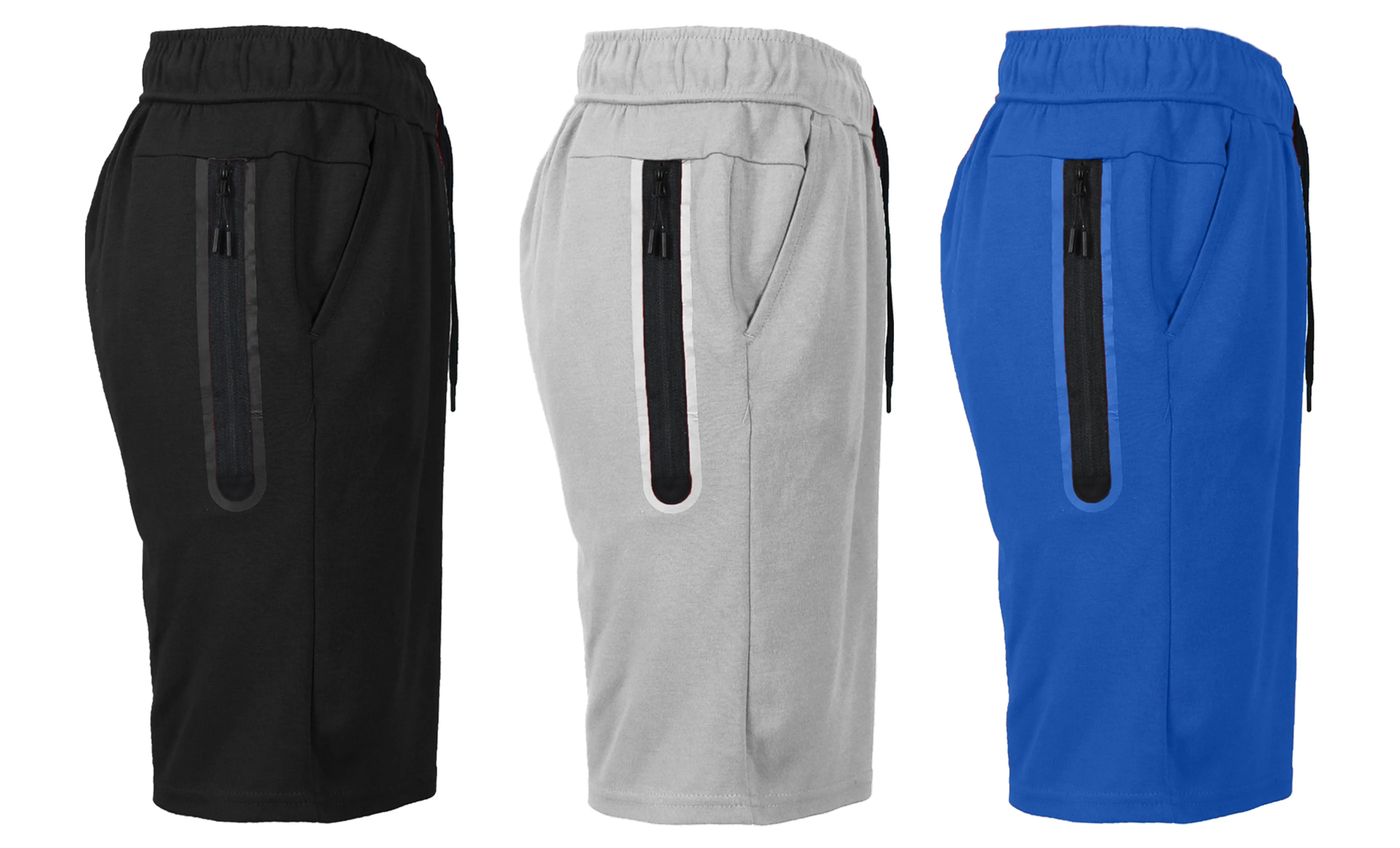 3-PACK Women's Tech Fleece Performance Active Shorts Set