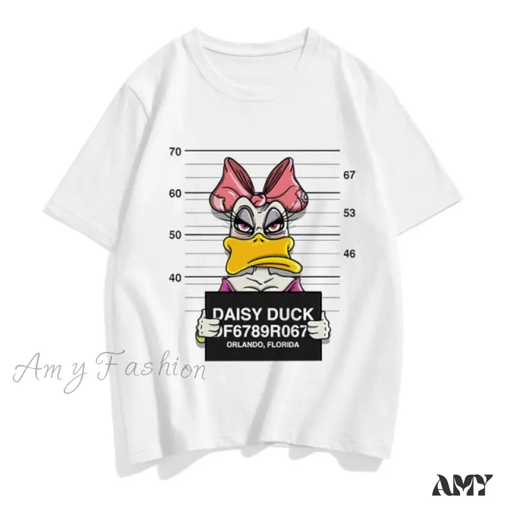 Amy Fashion - Three Mickey Mouse Print Women T shirt