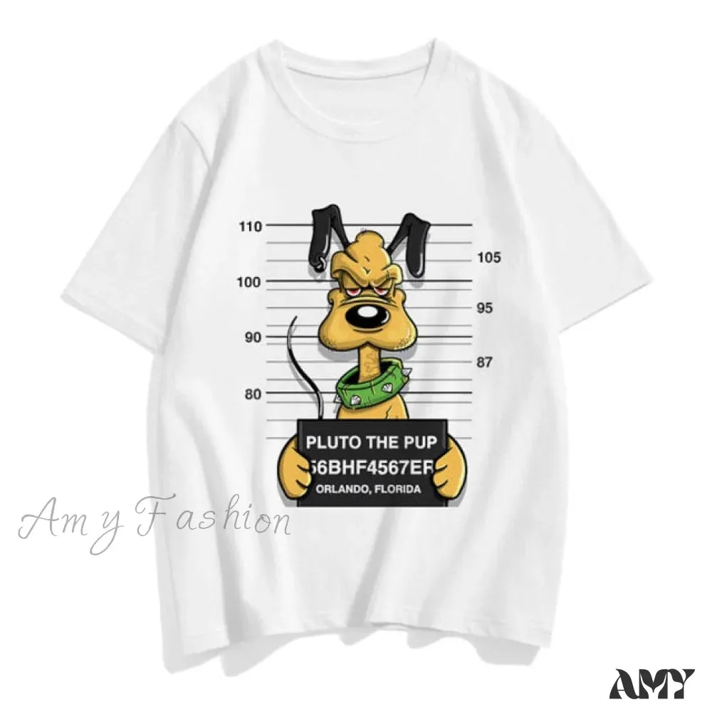 Amy Fashion - Three Mickey Mouse Print Women T shirt