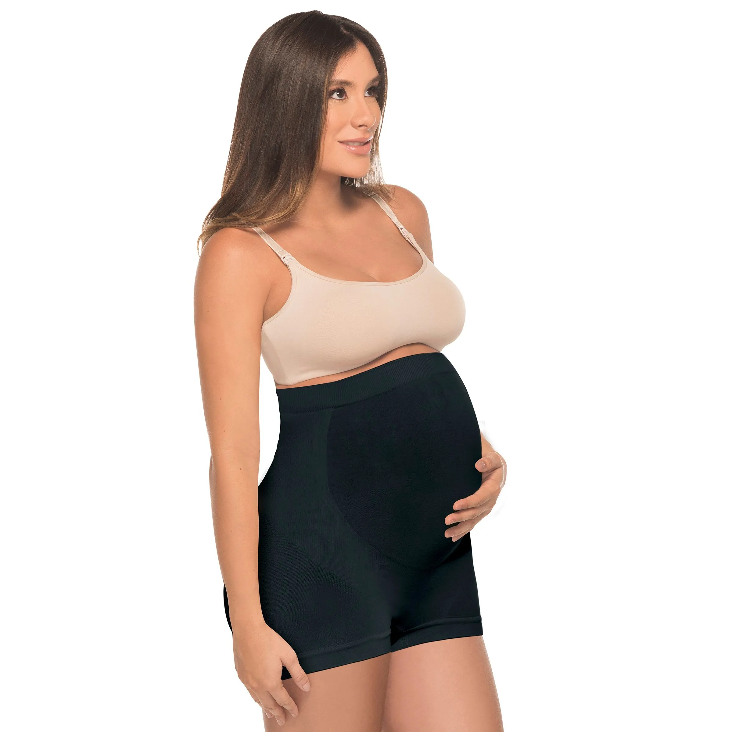 Annette Women's Soft and Seamless Full Coverage Pregnancy Boy Short- IM0014BX