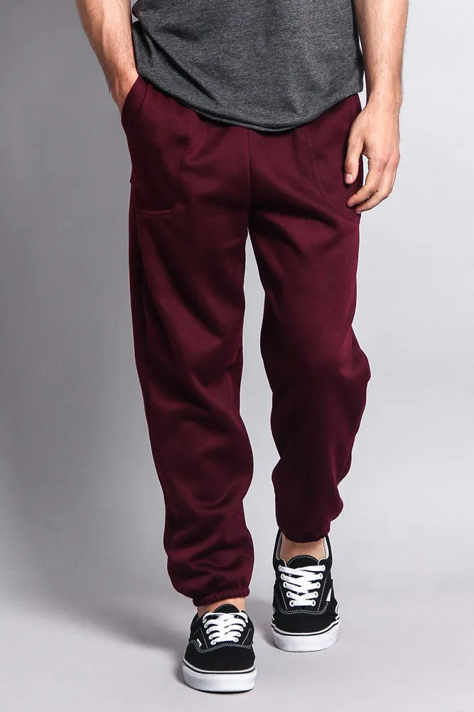 Basic Solid Color Fleece Sweatpants (New Colorways)