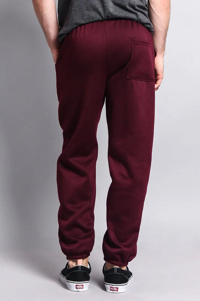 Basic Solid Color Fleece Sweatpants (New Colorways)