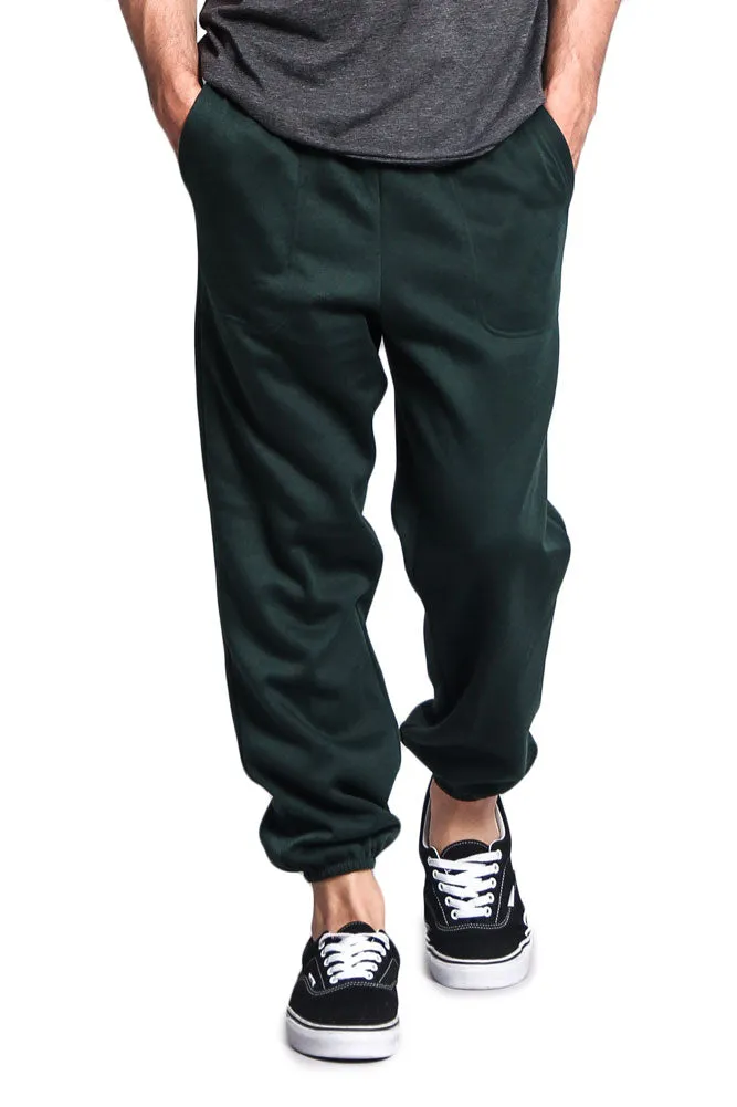 Basic Solid Color Fleece Sweatpants (New Colorways)