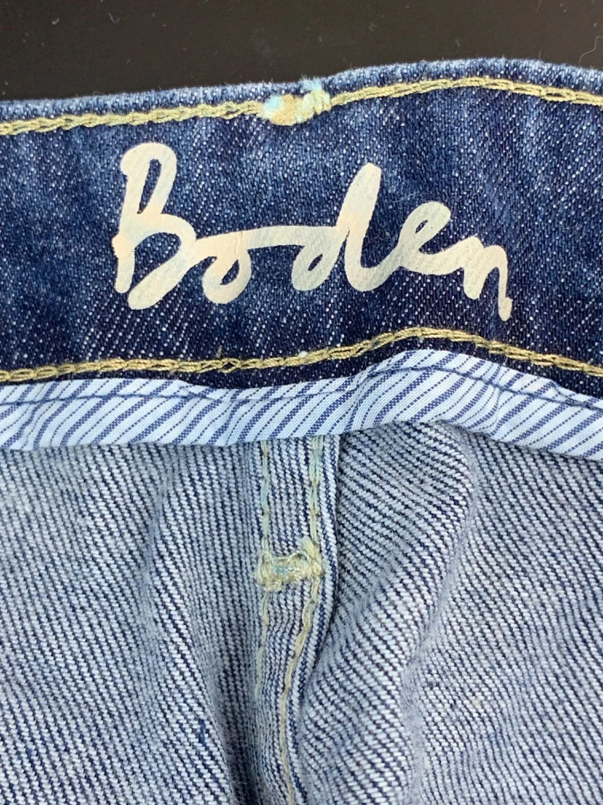 Boden Dark Blue Bootcut Jeans 20R