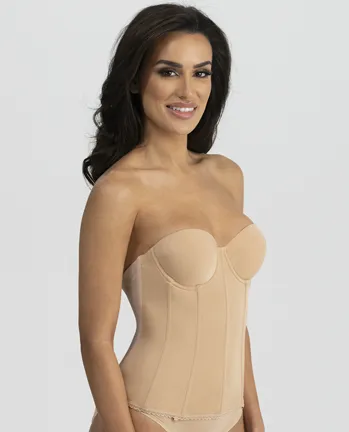 BT 0898 LOW BACK STRAPLESS LONGLINE BRA