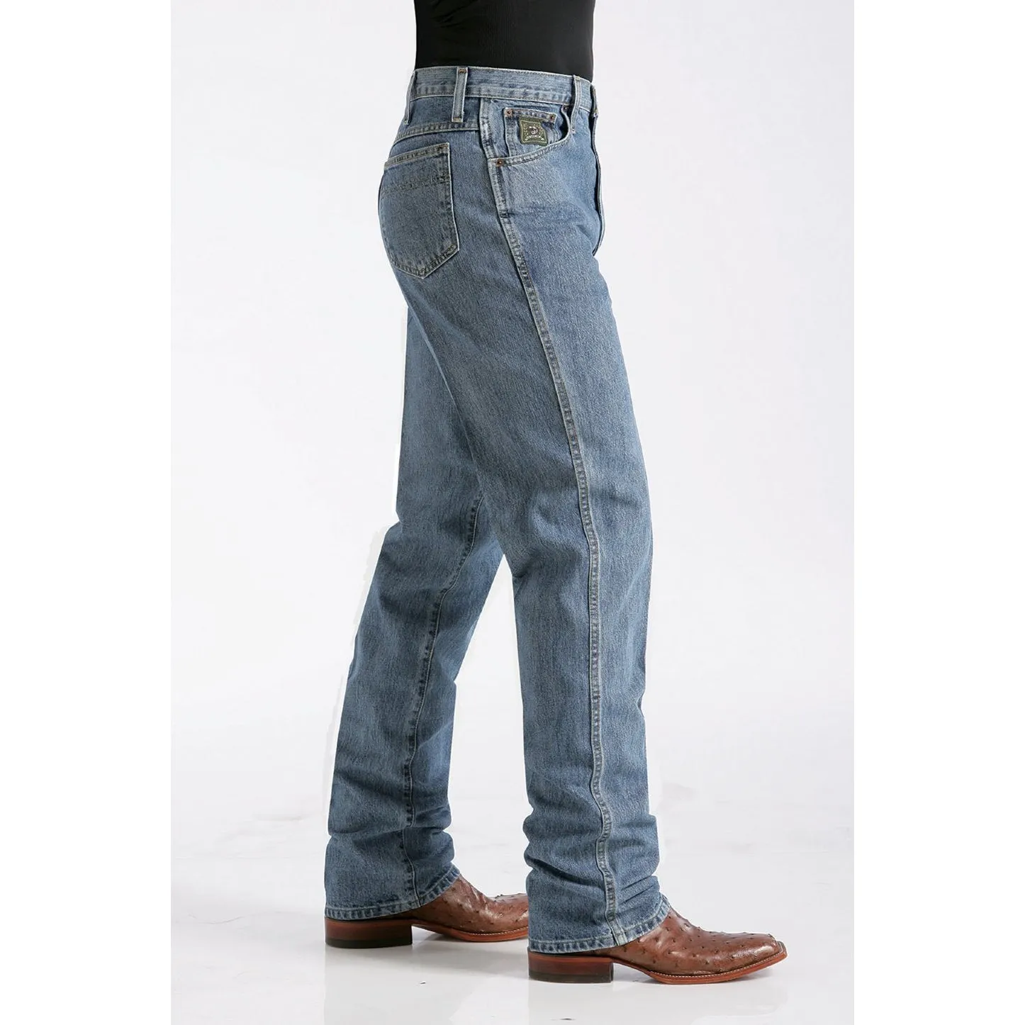 Cinch Relaxed Fit Green Label Jean - Medium Stonewash