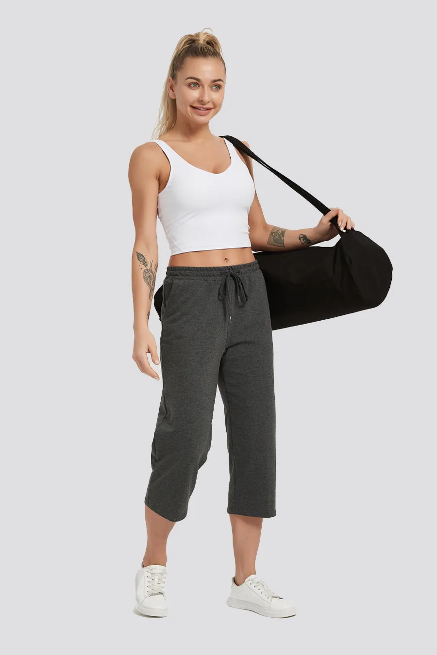 Cotton Capri Sweatpants