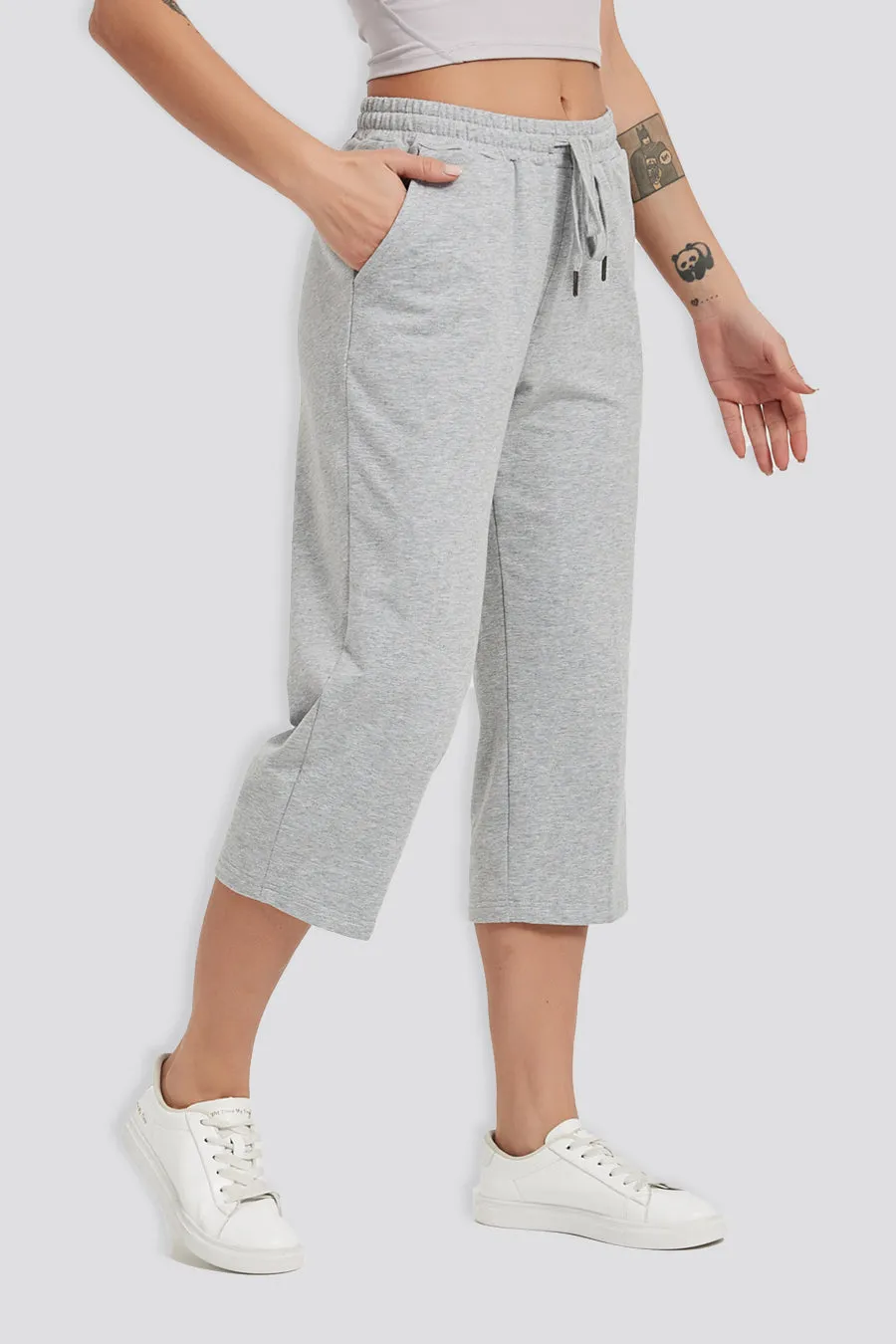 Cotton Capri Sweatpants