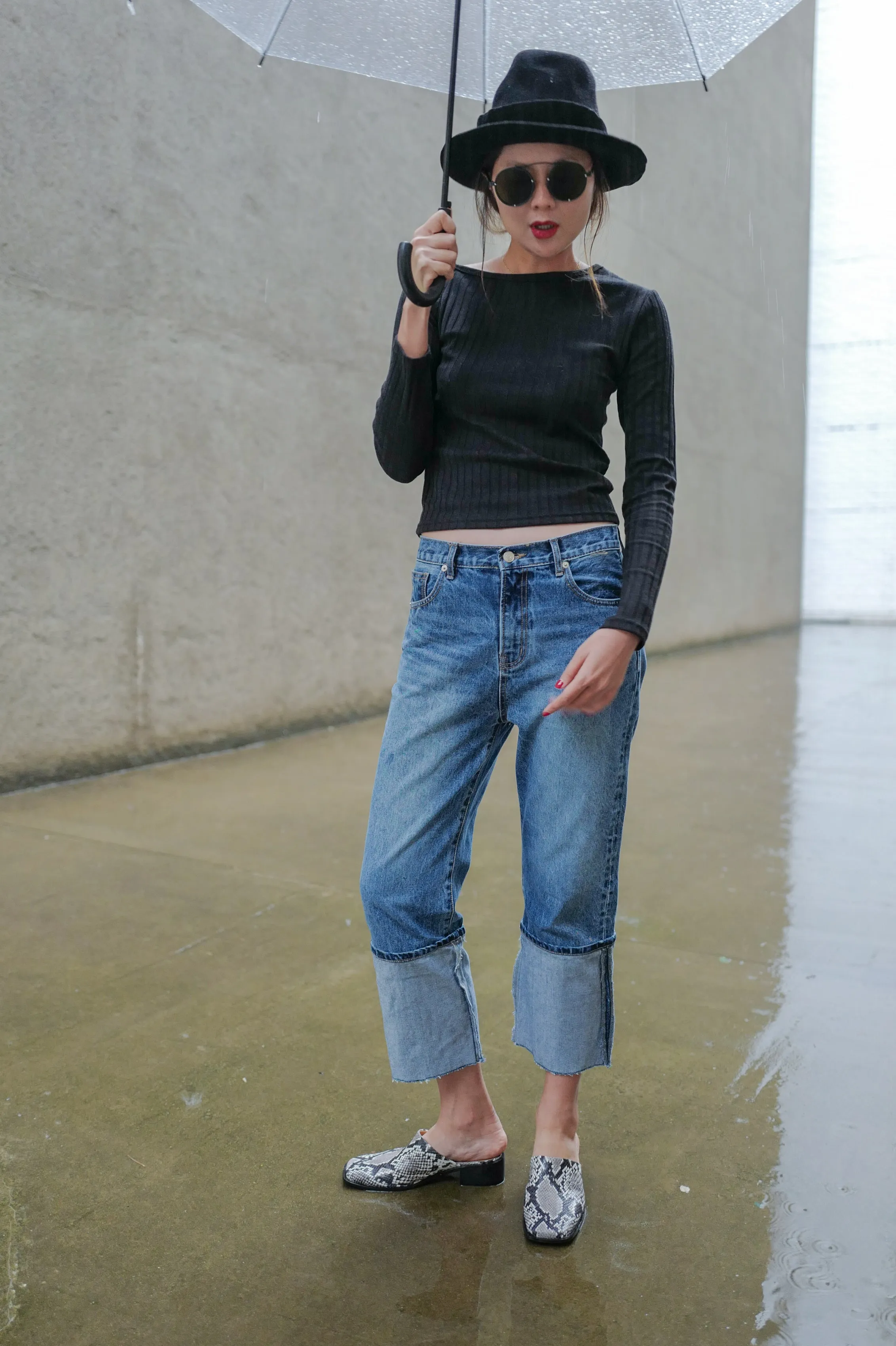 Cuffed Boyfriend Crop Jeans *BEST BUY*