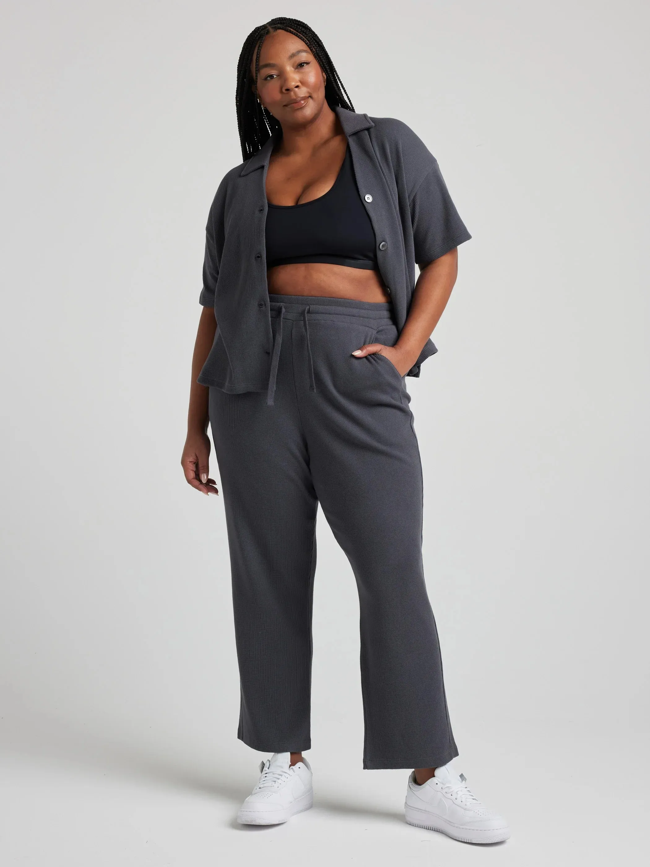 Drawstring Pant - Charcoal