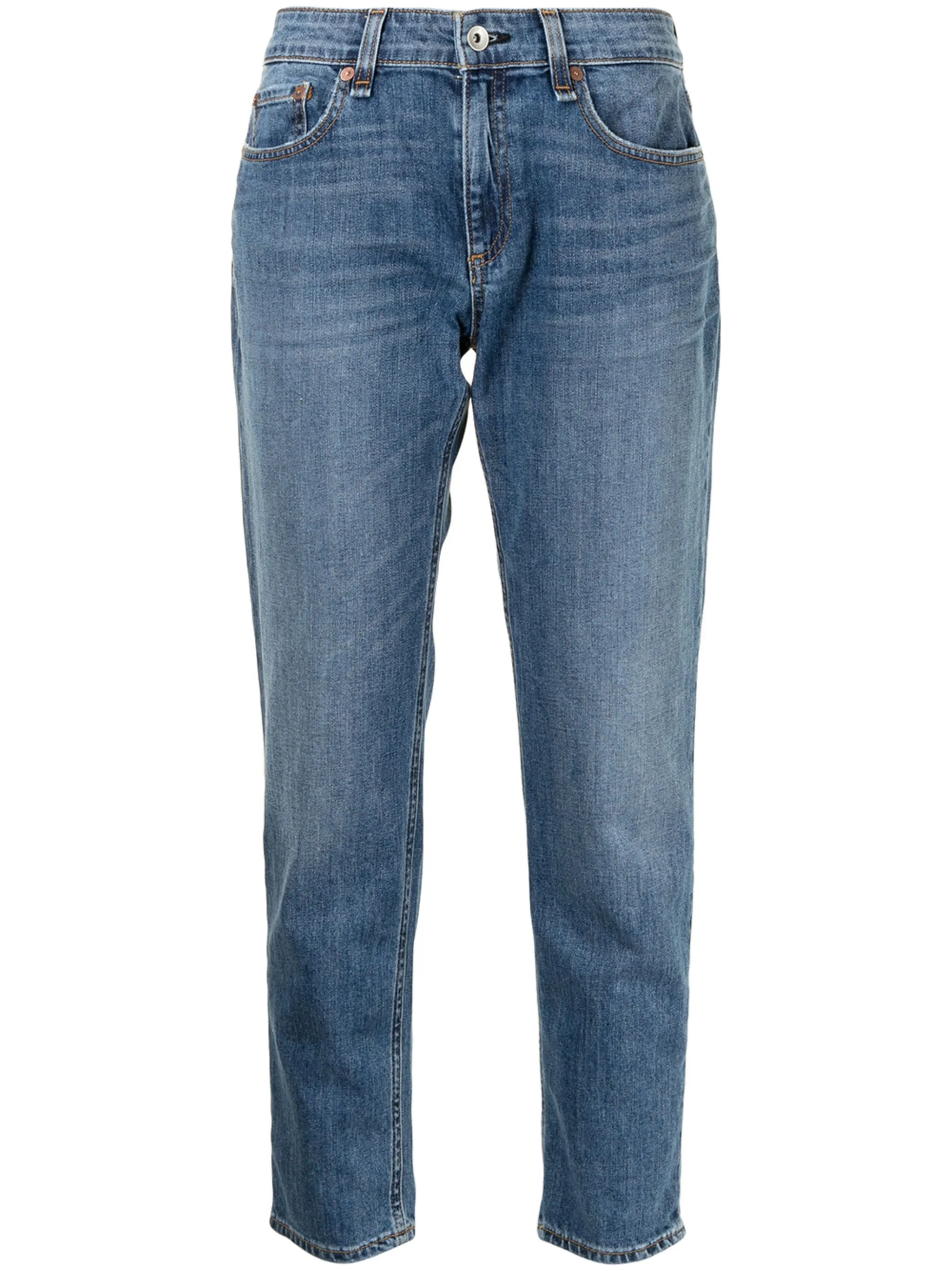 Dre Boyfriend Low-Rise Slim Jeans