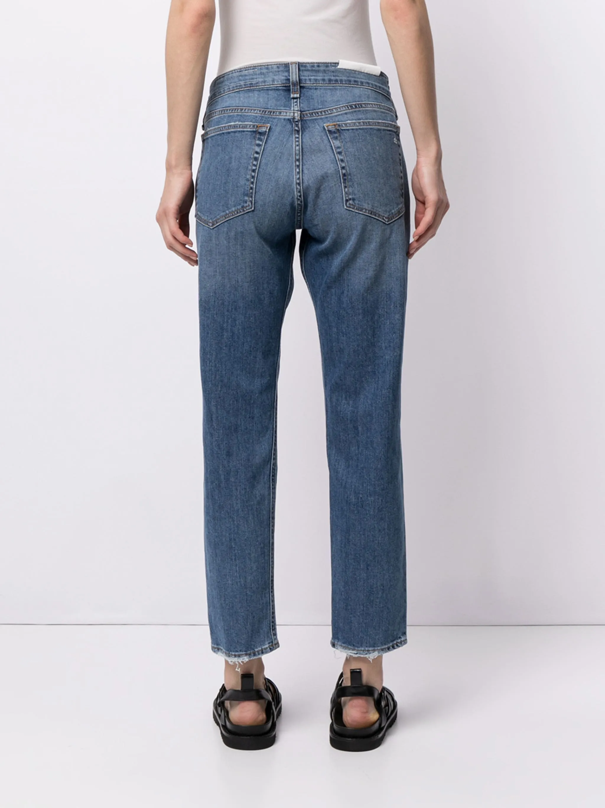 Dre Boyfriend Low-Rise Slim Jeans