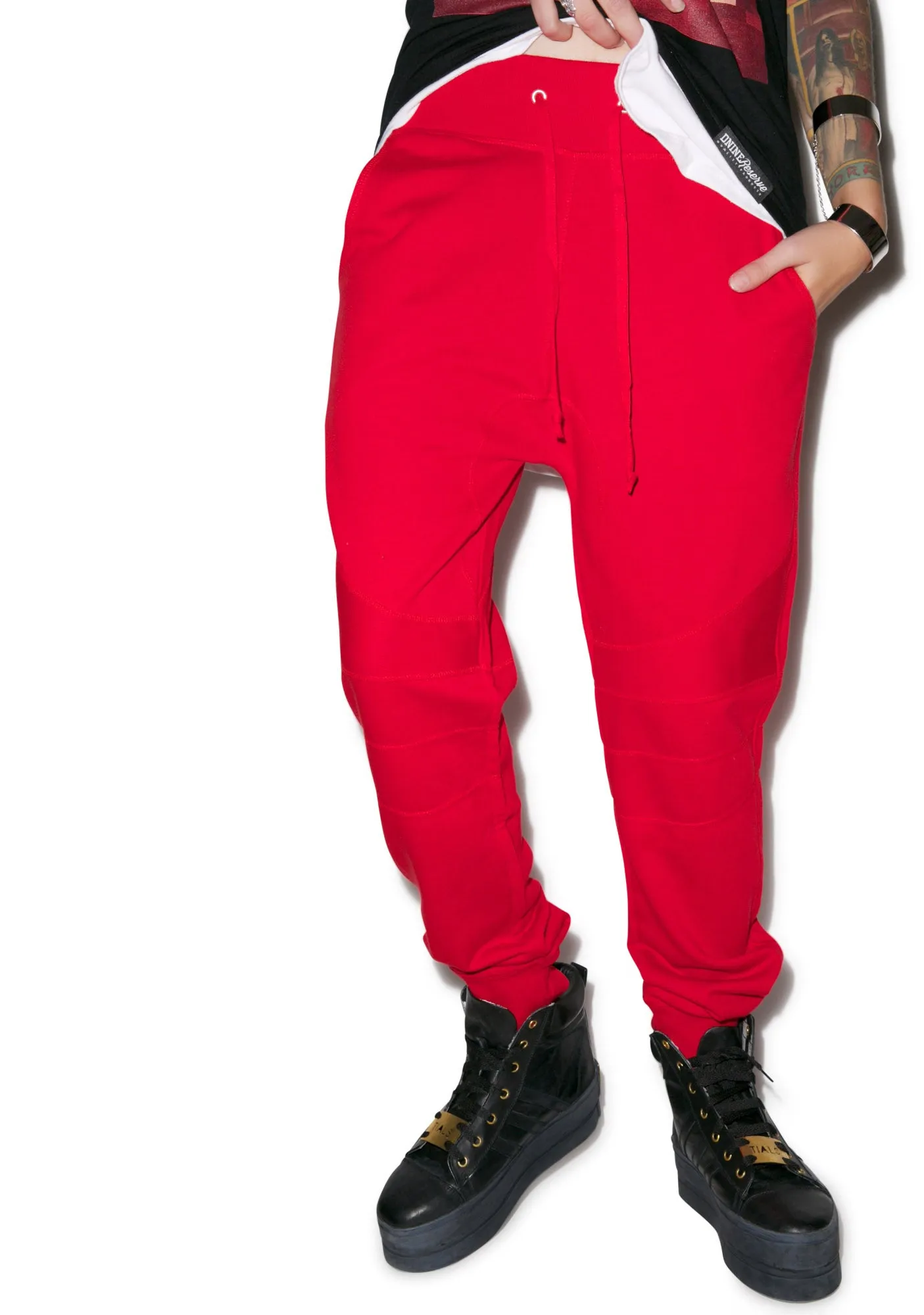 Drop Crotch Biker Pant