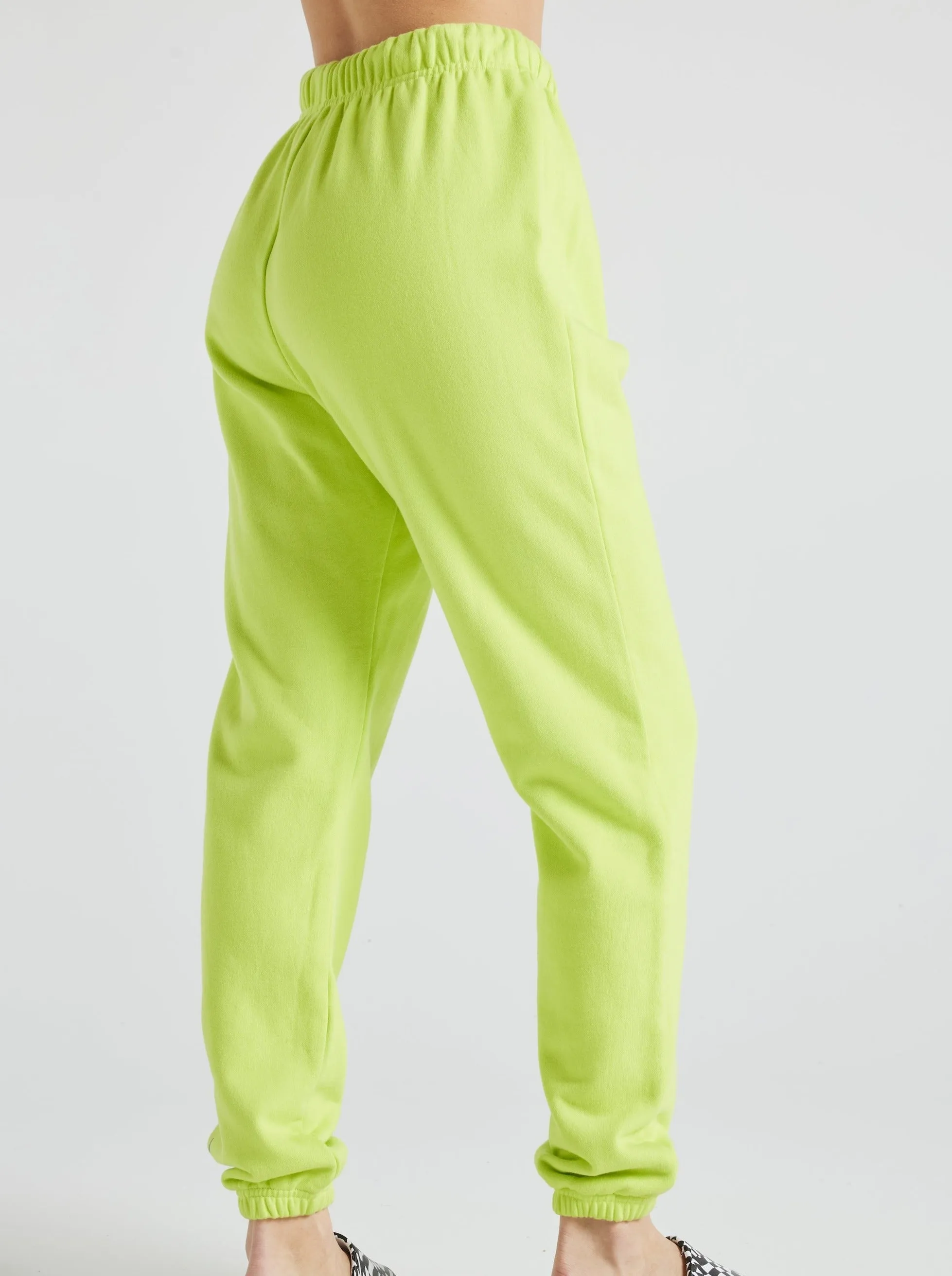 Electric Fleece Joggers - Lime Punch