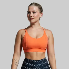 Exhale Sports Bra (Orange)