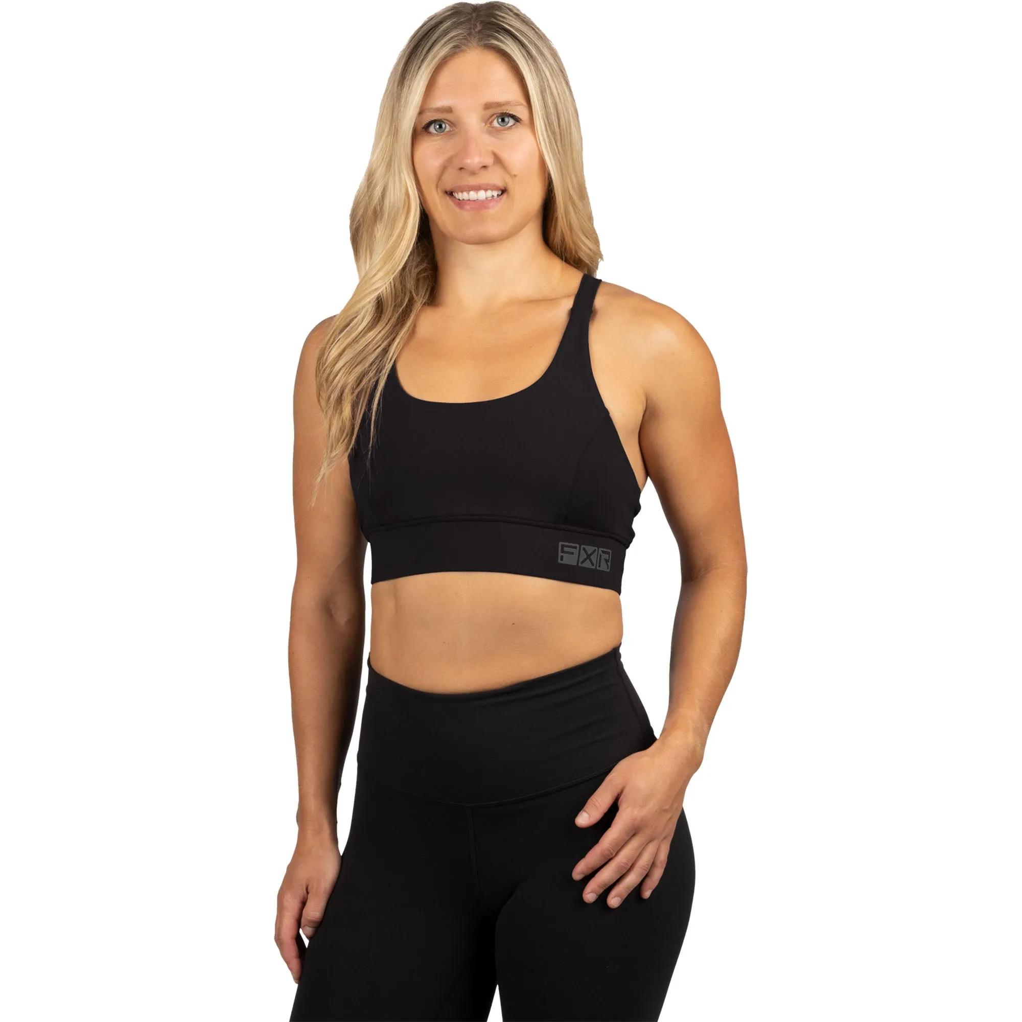 FXR Chakra Sports Bra Black/Charcoal