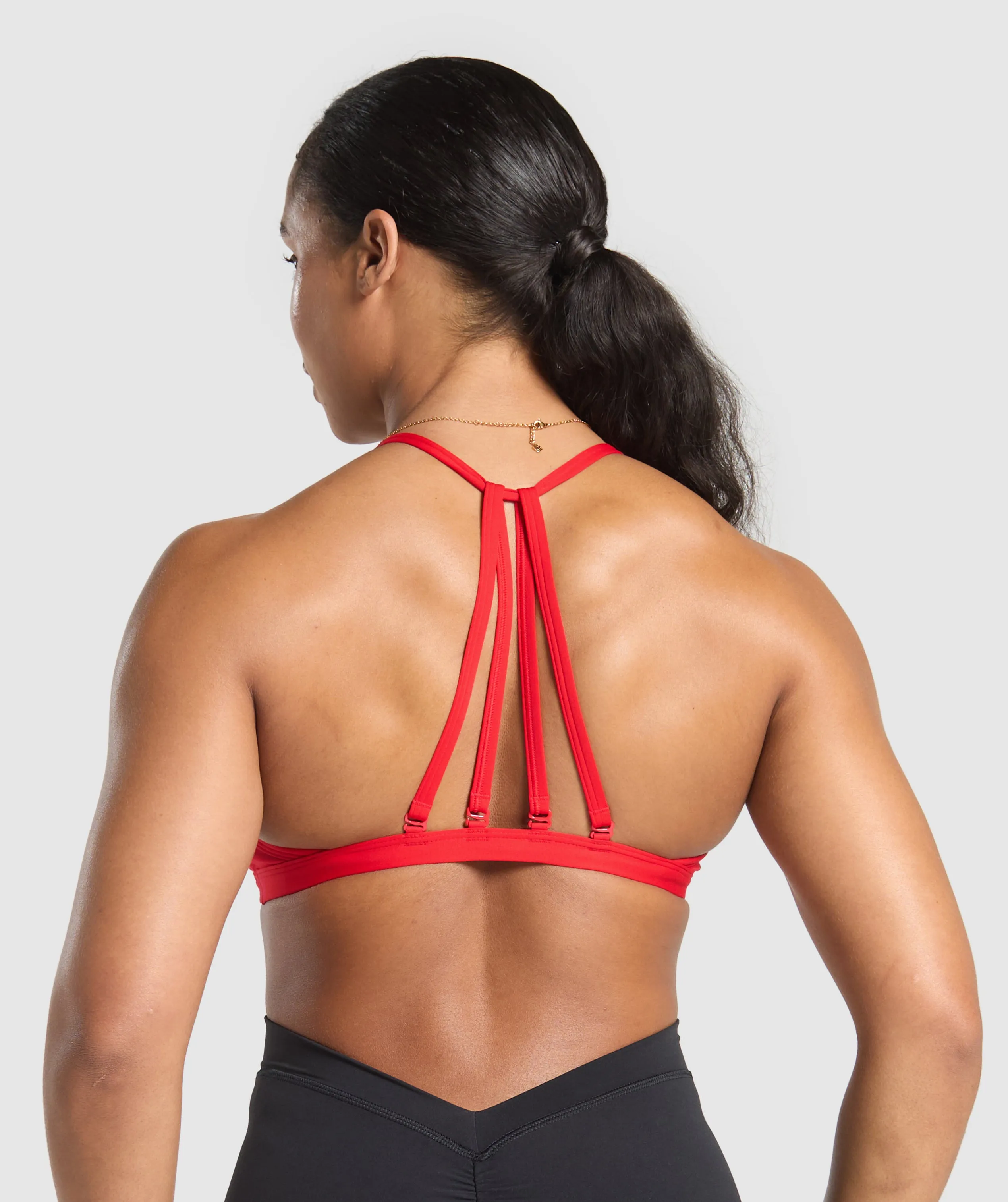 Gymshark Minimal Sports Bra - Reps Red