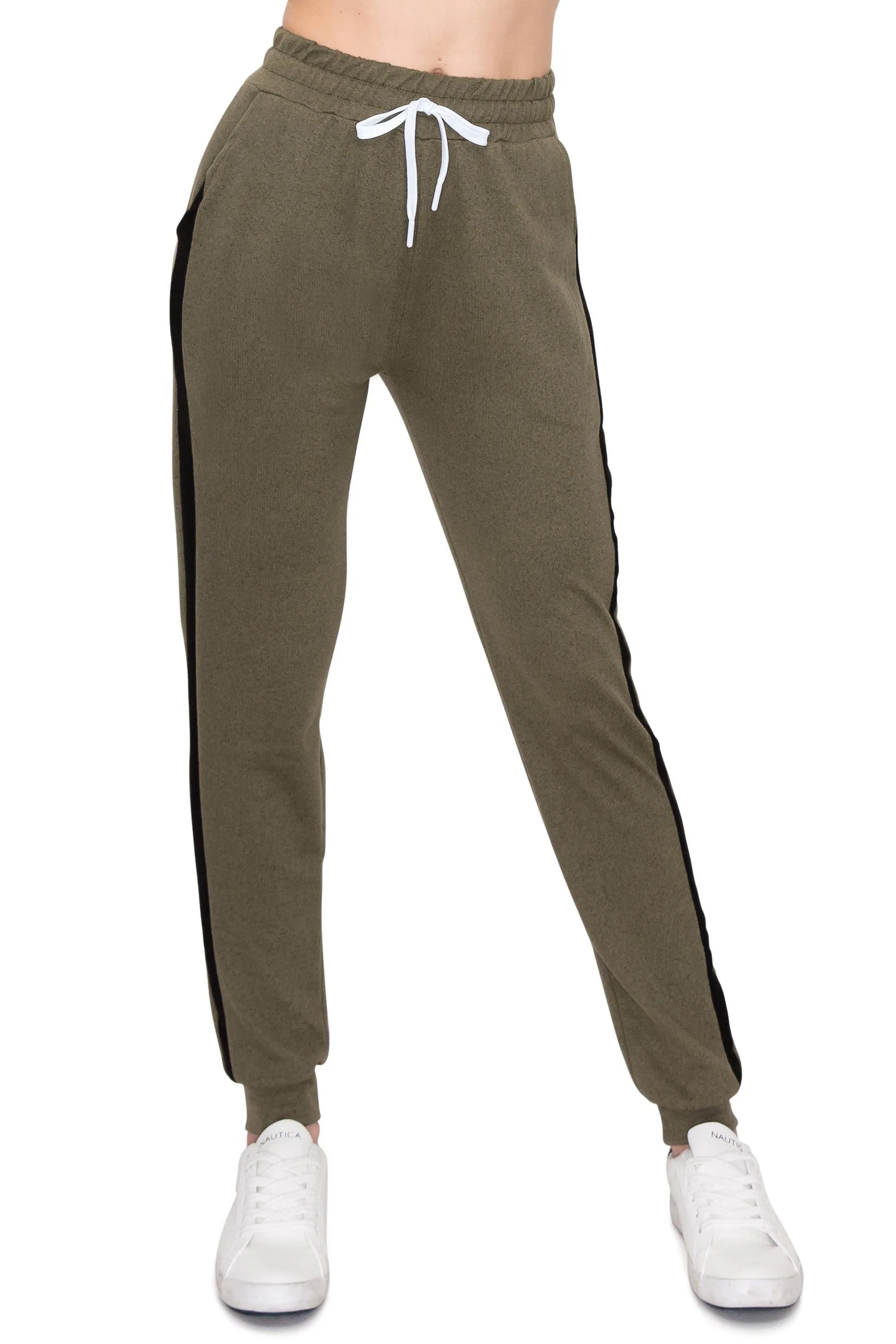 Hacci Jogger Sweatpants Striped