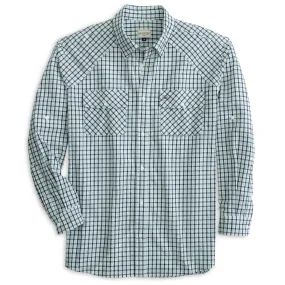 Headwaters Seersucker Shirt: Mint