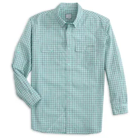 Headwaters Seersucker Shirt: Patina/Grey