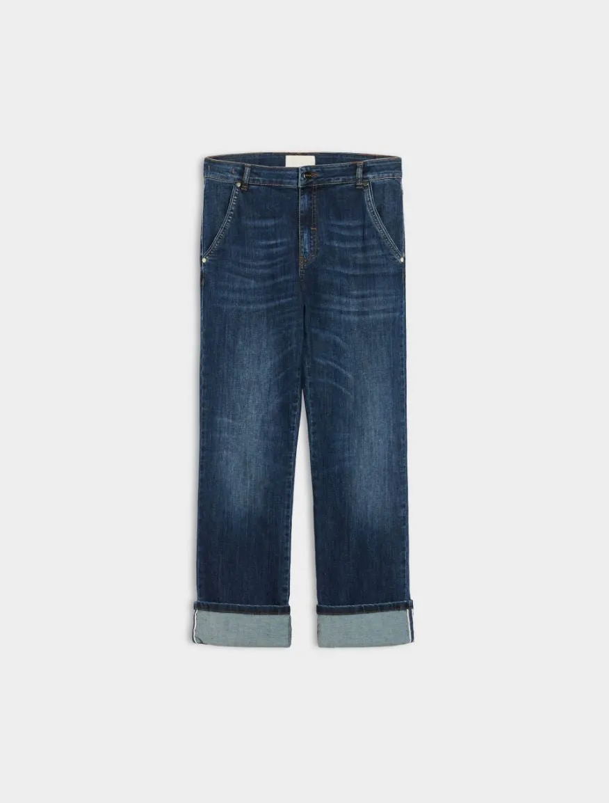 IBLUES Denim Turn Up Jeans