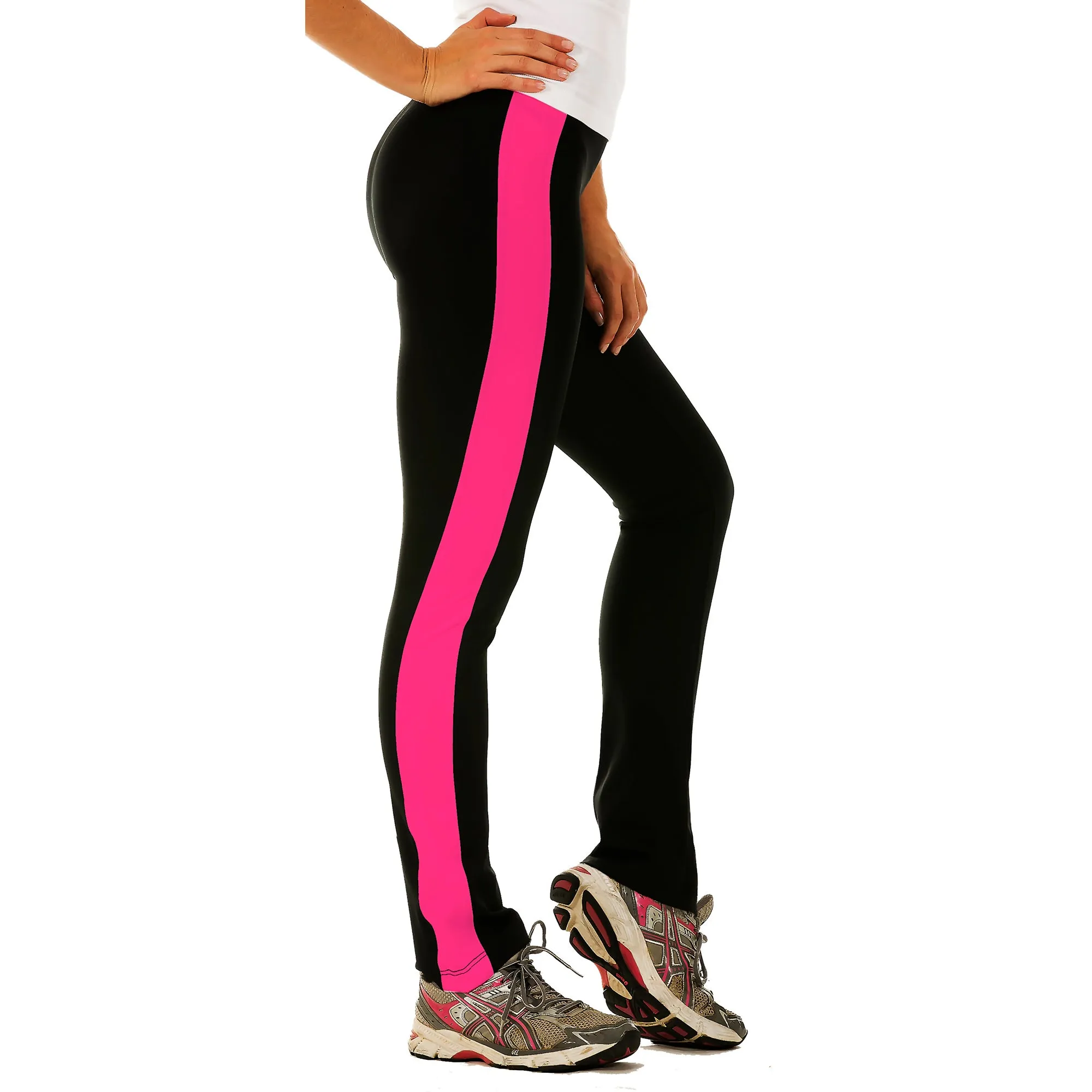 InstantFigure Activewear Compression Color Block Pant AWP013