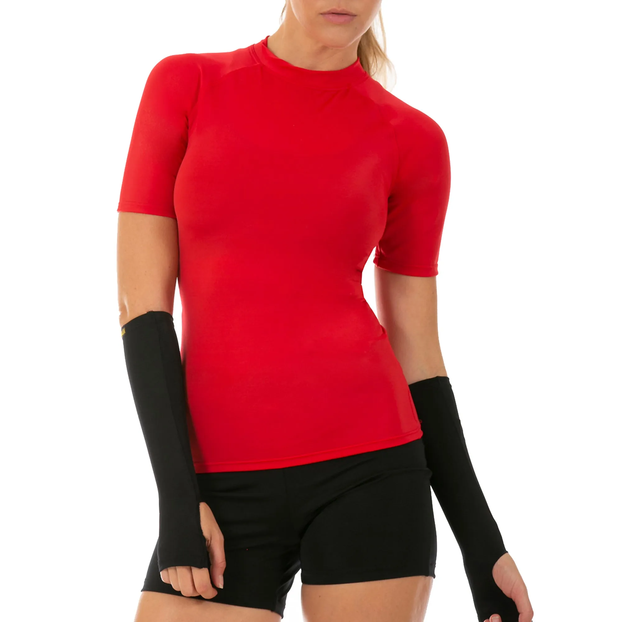 InstantFigure Activewear Compression Short Sleeve Top AWT025