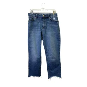 Jeans Boyfriend By Loft In Blue Denim, Size:8