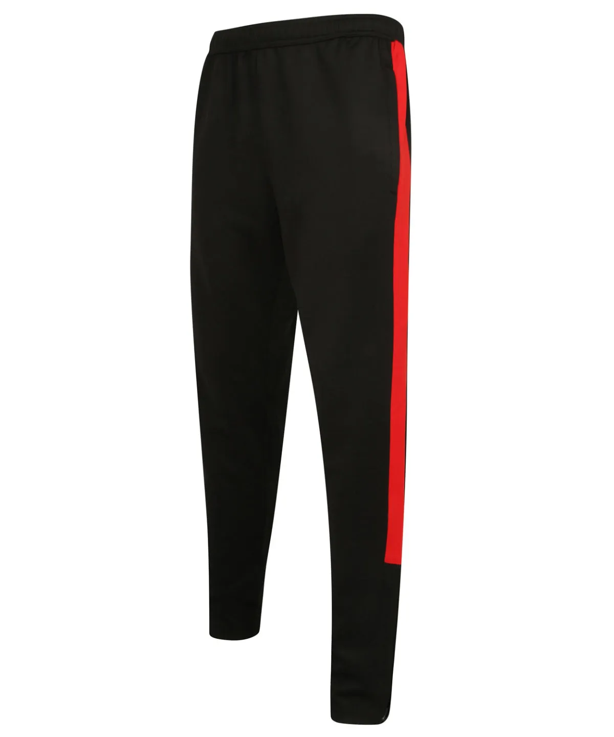 Knitted tracksuit pants | Black/Red