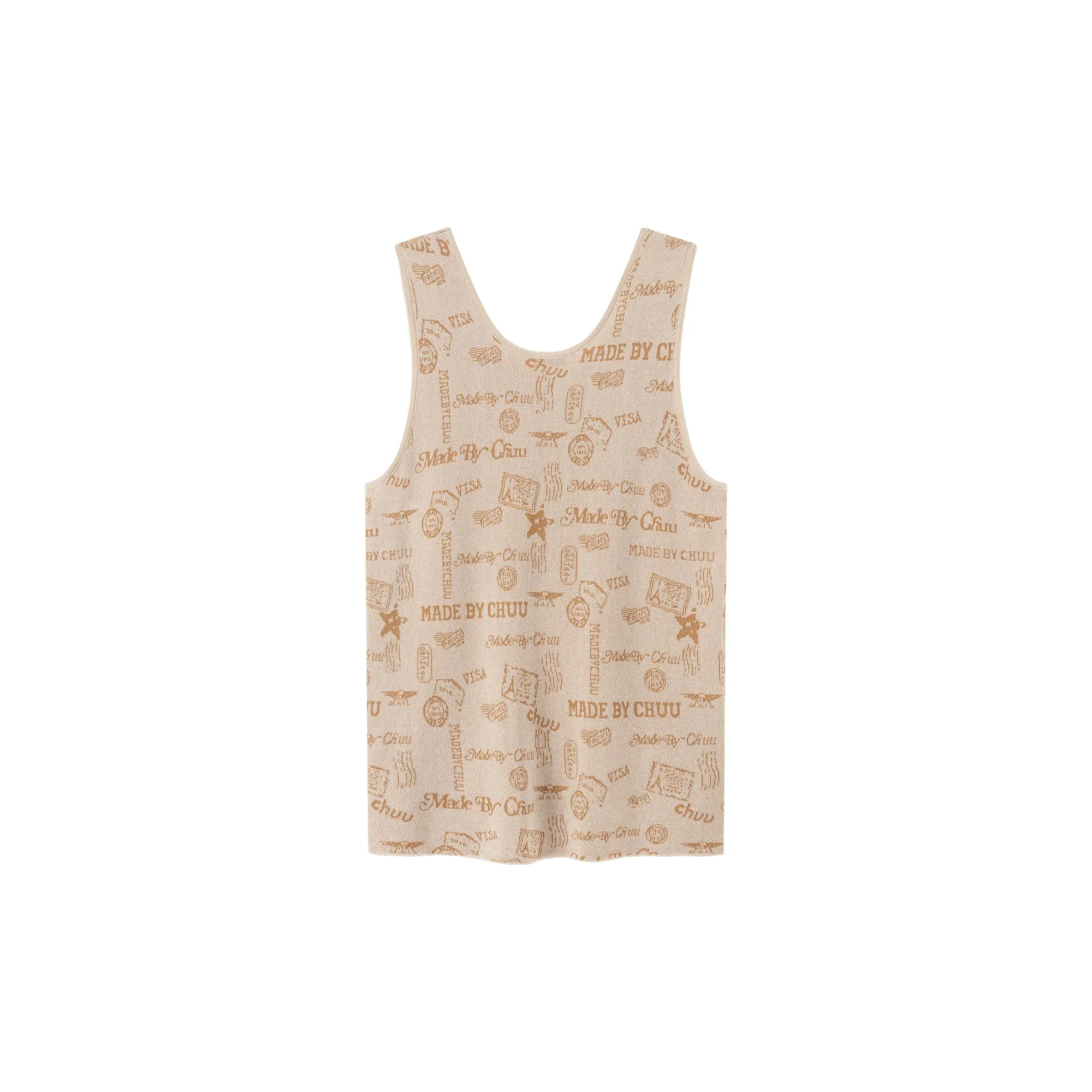 Loose Fit Knitted Sleeveless Top