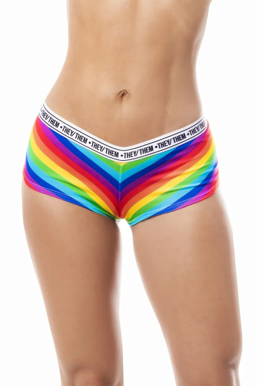 Mapale 122C Rainbow Cheeky Short Color Only Color