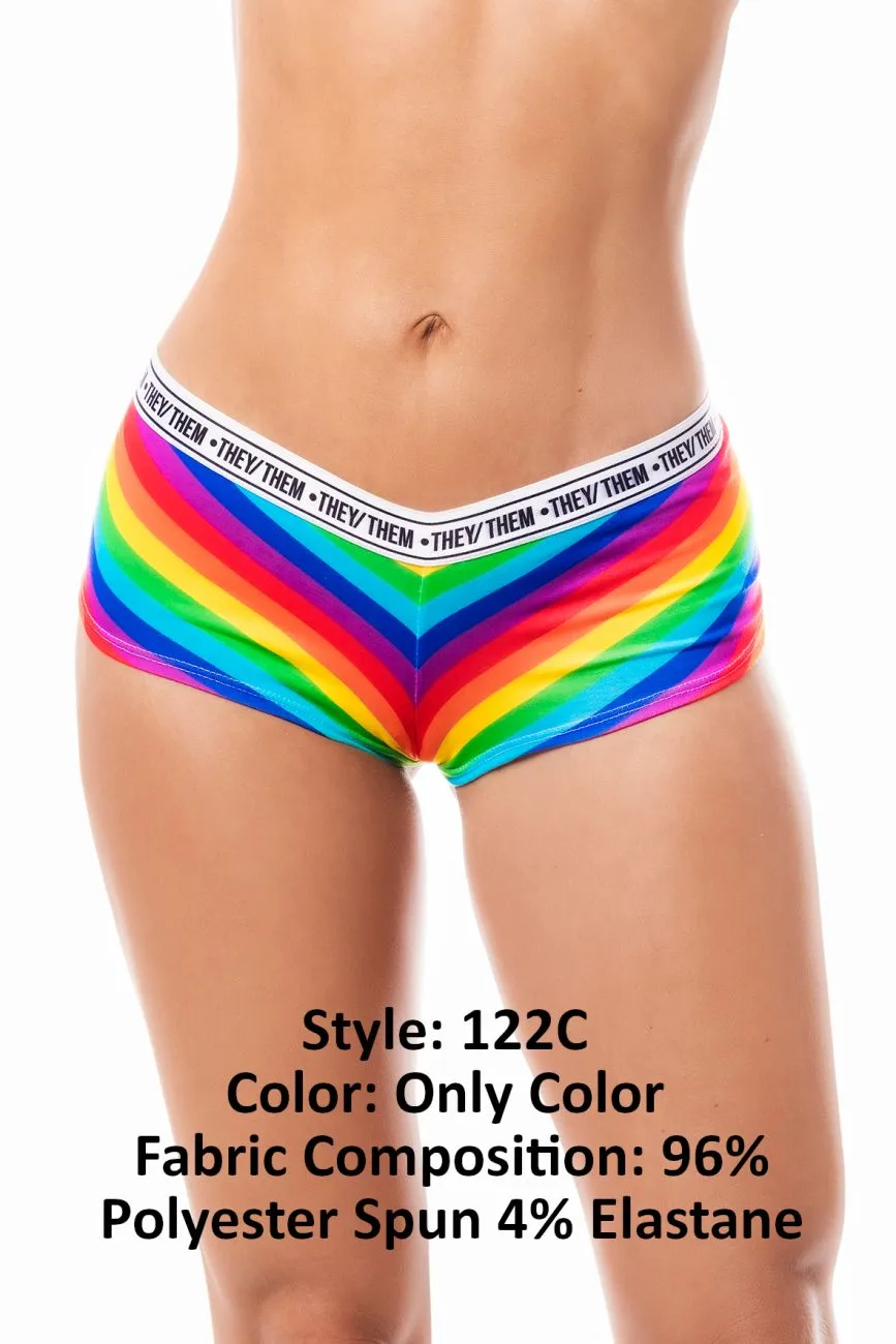 Mapale 122C Rainbow Cheeky Short Color Only Color