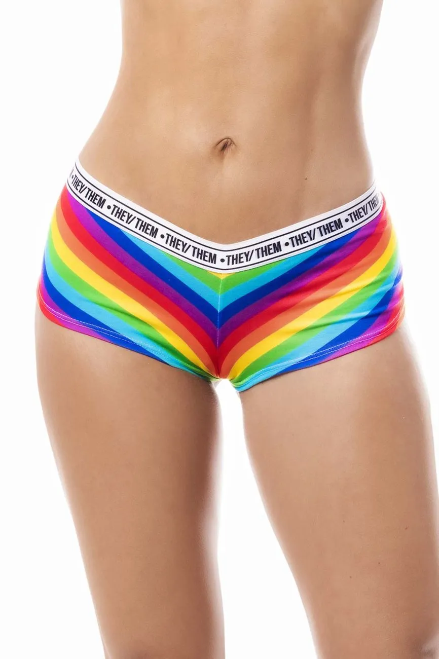 Mapale 122C Rainbow Cheeky Short Color Only Color