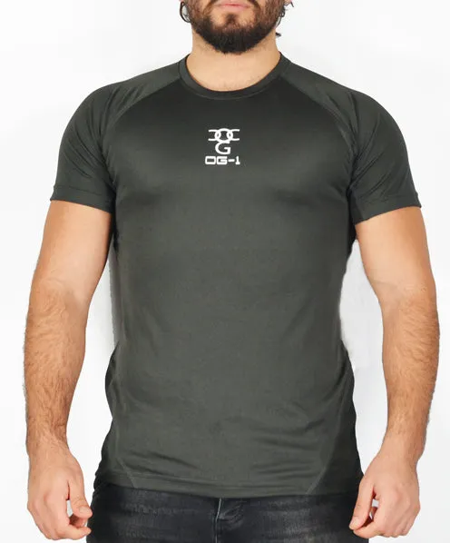 Mens O.G. 1 Sports DarK Grey T Shirt