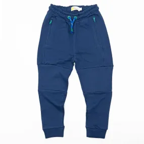 Mini Boden Boys Navy Warrior Joggers Zip-Up Pockets