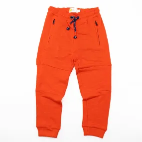 Mini Boden Boys Red Joggers Warrior Knee Full Length Cuffed, Size 2-yrs up to 15-yrs