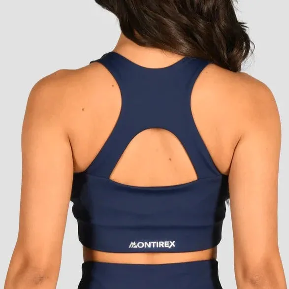 MONTIREX Women's Pace Sports Bra - Midnight Navy