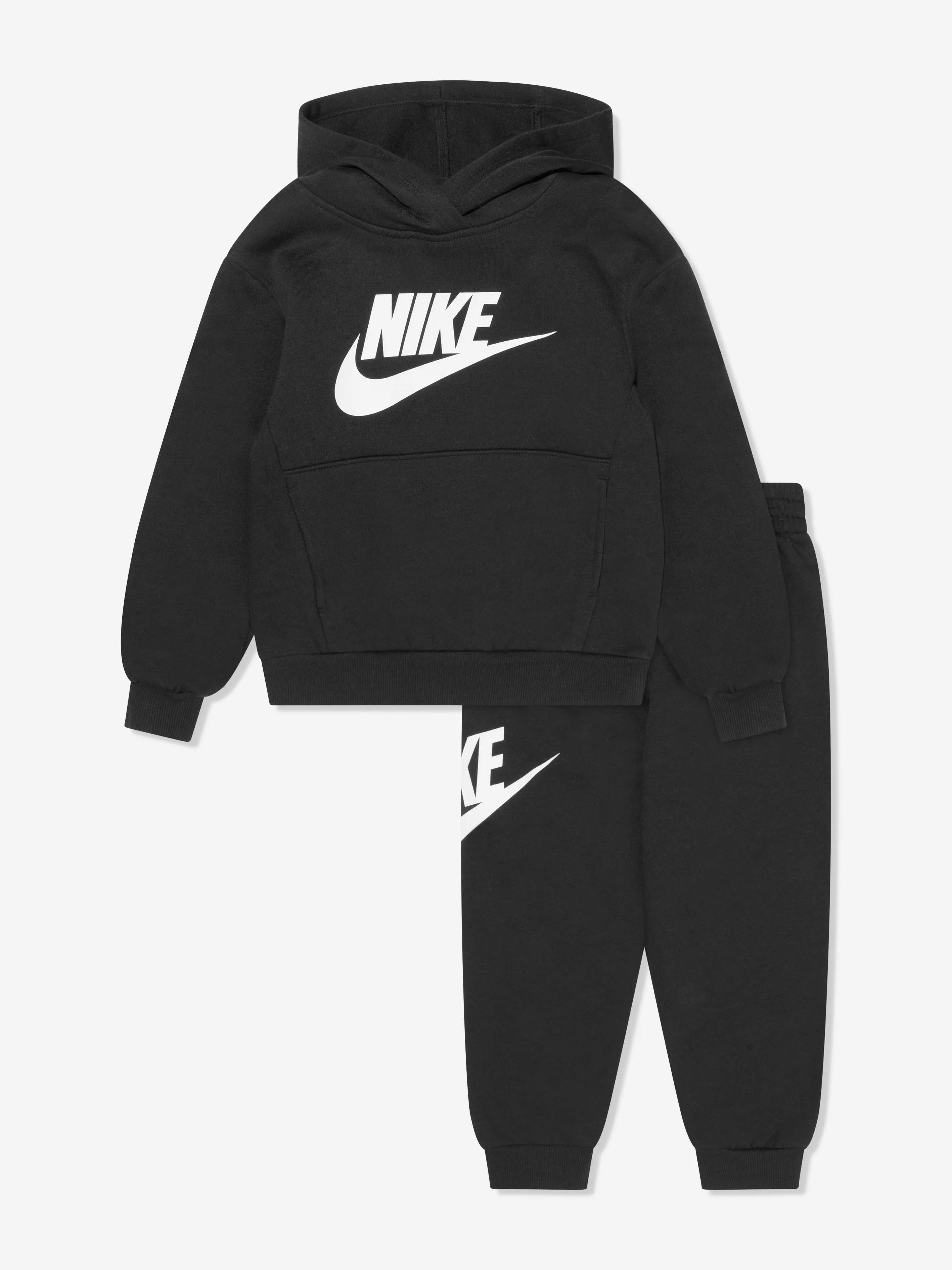 Nike Boys Club Fleece Tracksuit in Black