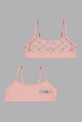 Pink Sport Bra (Pack of 2)