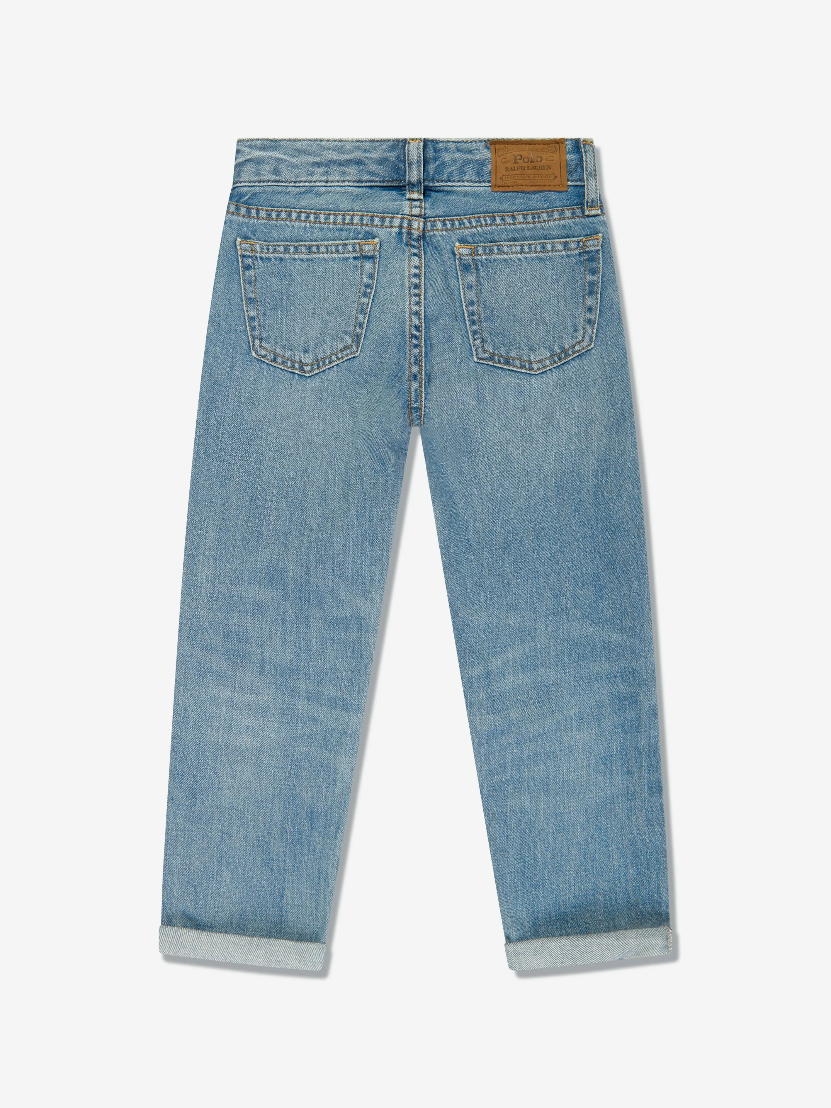 Ralph Lauren Girls Polo Boyfriend Jeans in Blue