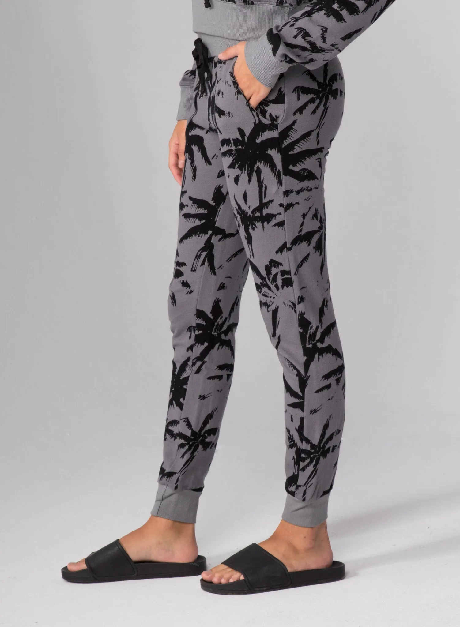 RNBW PALM TREES - Flat Pocket Sweatpants