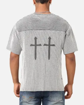 Saint Morta Knitted Football Jersey Grey