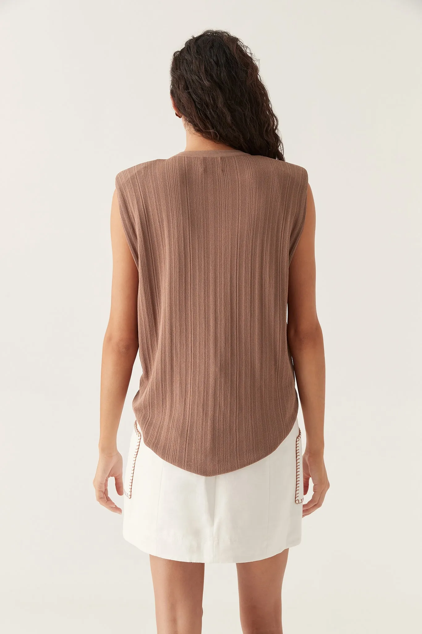 Seraphina Shoulder Pad Tank