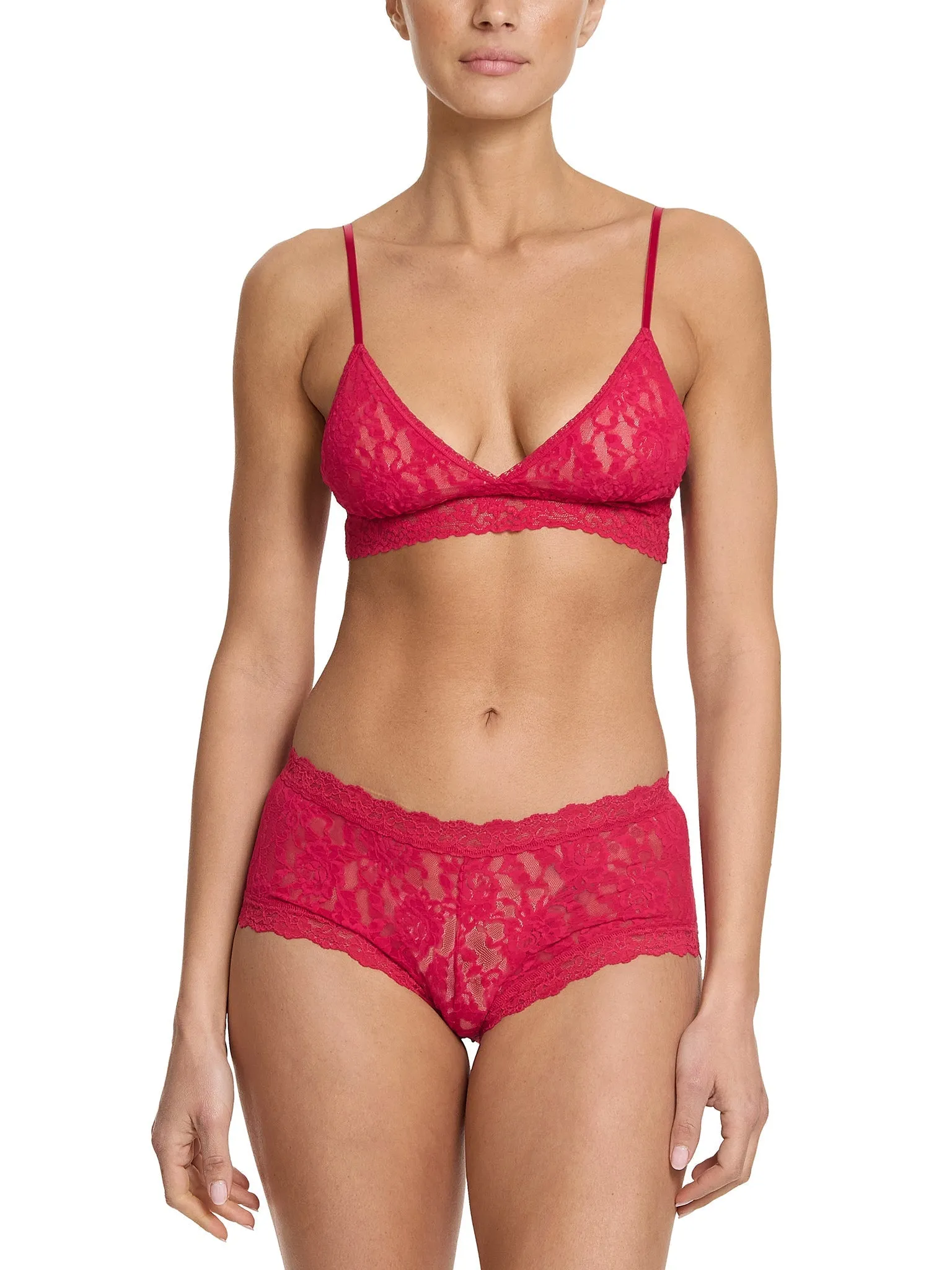 Signature Lace Boyshort Beet Juice Red Sale