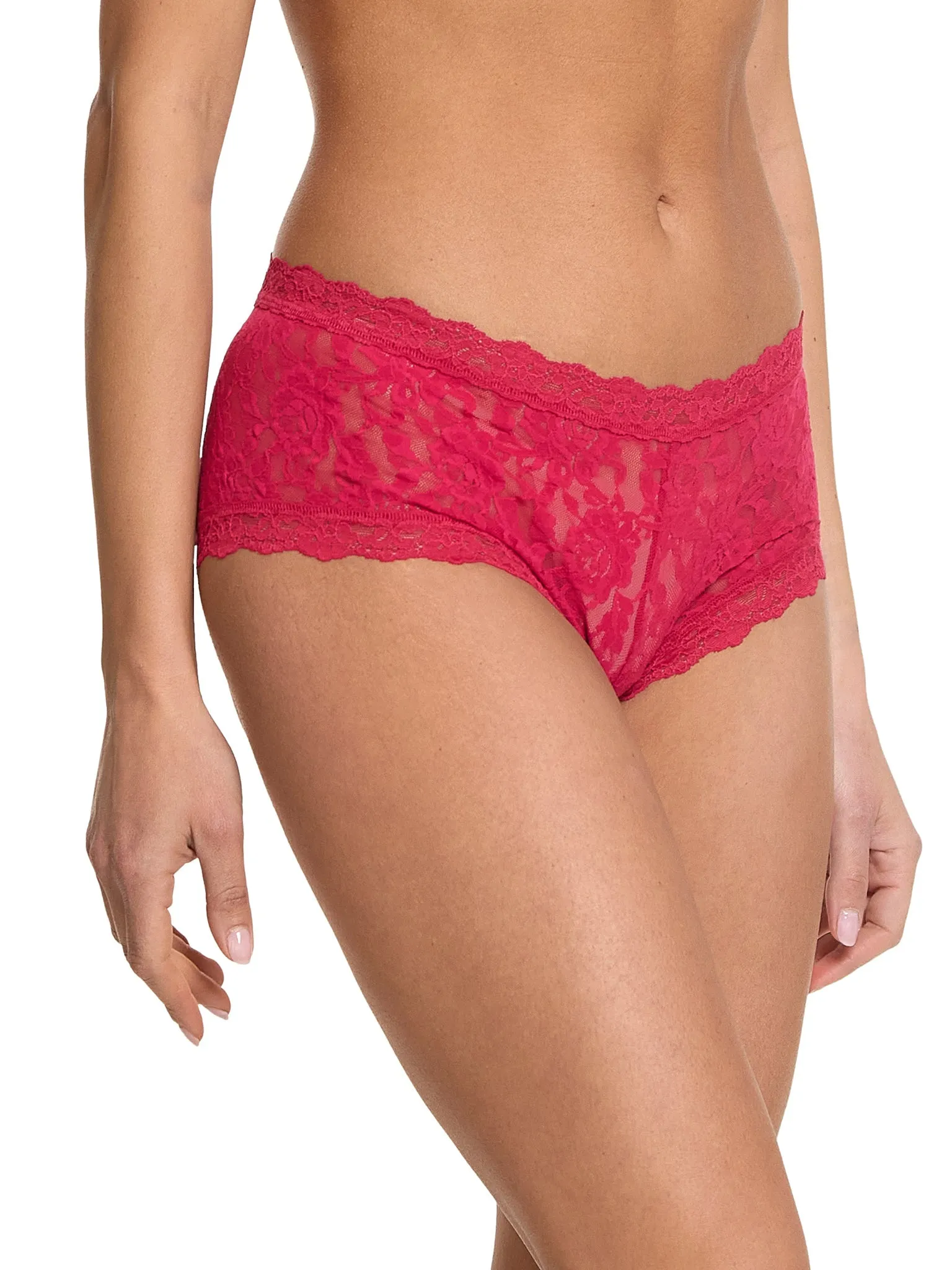 Signature Lace Boyshort Beet Juice Red Sale