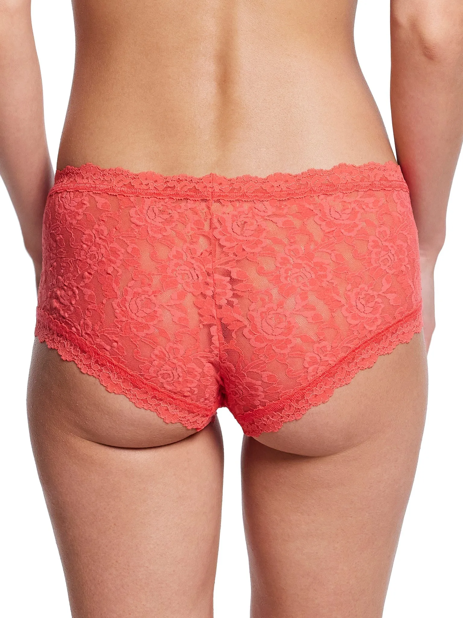 Signature Lace Boyshort Hibiscus Bloom Pink Sale