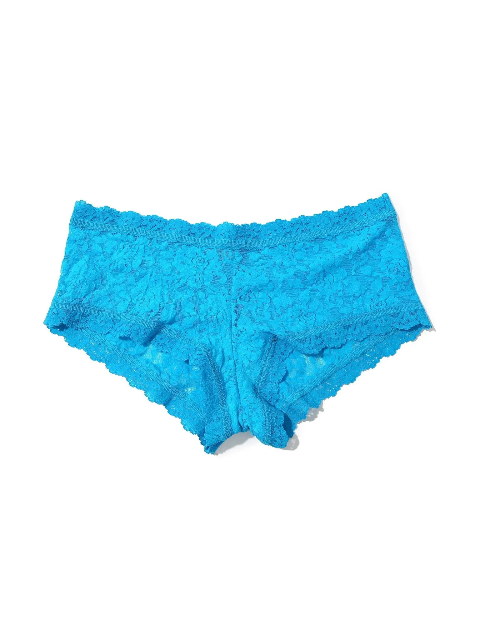 Signature Lace Boyshort Ocean Eyes Blue Sale