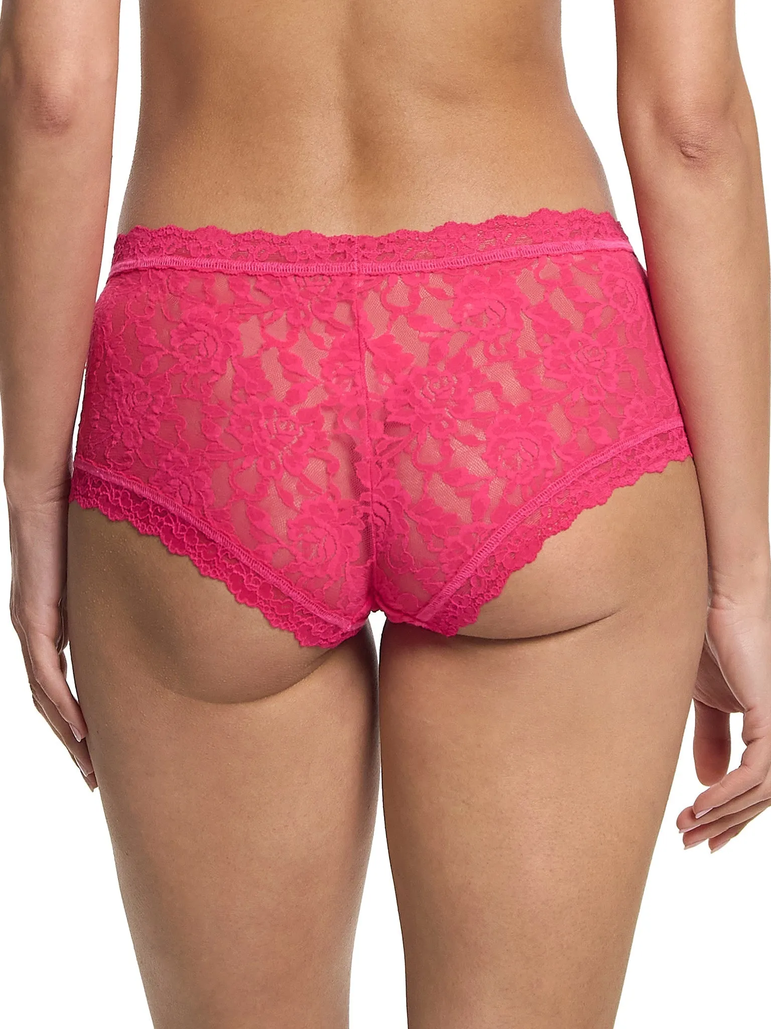 Signature Lace Boyshort Sweet Tart Pink Sale