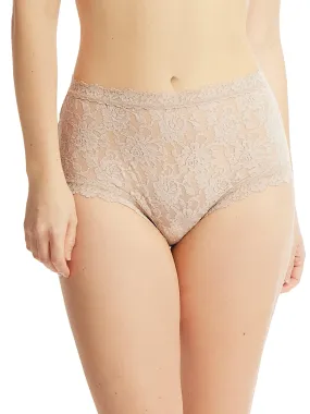 Signature Lace High Rise Boyshort Chai